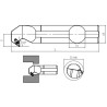 Internal Turning Holder SDXCR/L (32°)