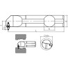 Internal Turning Holder SV-BR/L (62.5°)