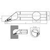 Internal Turning Holder SVJBR/L (142°)