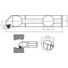 Internal Turning Holder ST-CR/L (60°)