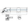 Portaherramientas de Torno A-SDQCR/L (107.5°) Interior Refrigerado 