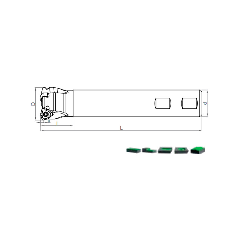 Milling Holder HST for WNMX insert