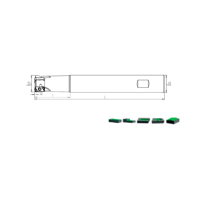 Portaherramientas de fresado HST para plaquita LNMU 0303..