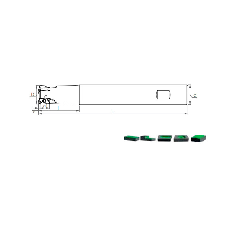 Milling Holder HST for ZPMT / YPHW / EP..
1003 insert