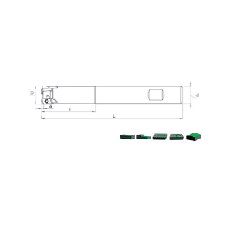 Porte-Outils de Fraisage pour plaquette LOGU