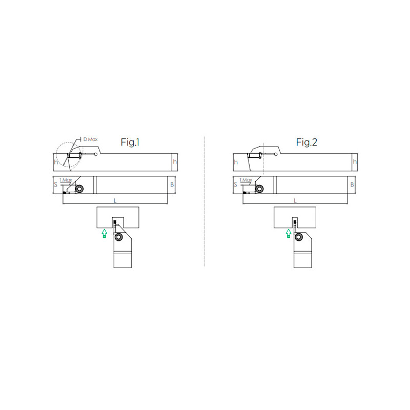 External Grooving Holder BDKT R/L KRLY-MGM