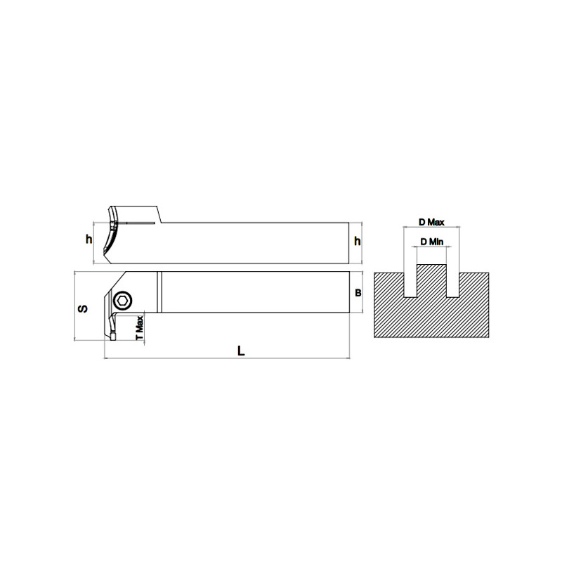 Porte-Outils pour tronconnage et gorges BDKT LT KRLY-MGM Extérieur