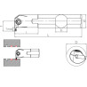 Portaherramientas de Ranurado BIKT R/L ZCC-2 interior