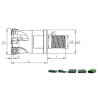 Portaherramientas de Cabeza Roscado de fresado MHT SPKT 08T3.. PLBT