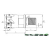 Portaherramientas de Cabeza Roscado de fresado MHT LOGU 0303..