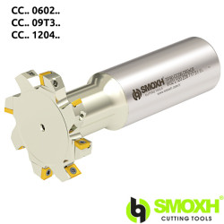 Portaherramientas Especial de Cabeza Roscado de fresado TF90 CC..0602.. / 09T3.. / 1204.. T SLOT MILLS