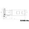 Porte-outil spécial à tête filetée de fraisage TF90 T FREZELER T SLOT MILLS-ISO