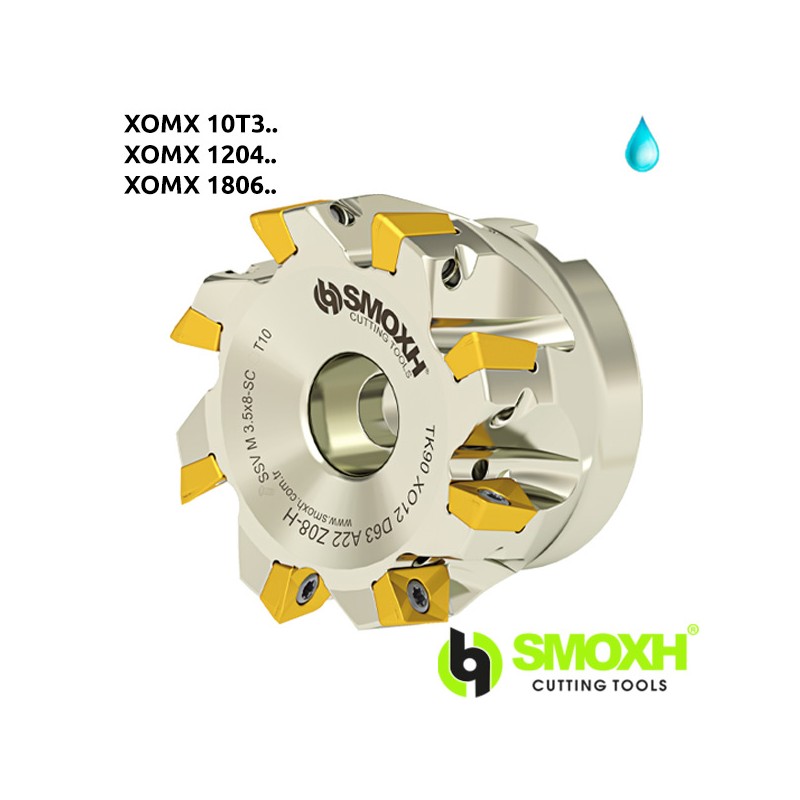 Face Mill Shoulder XOMX 1204 / 1806.. 90º adaptable for XOMX 1204 / 1806. Face Mill Shoulder XOMX 1204 / 1806.. 90º adaptable for XOMX 1204 / 1806.