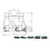 Face Mill Shoulder TK90 TNGX 1004.. 90º adaptable for TNGX 1004