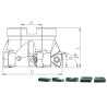 Face Mill Shoulder TK90 TNMX 1806.. 90º adaptable for TNMX 1806