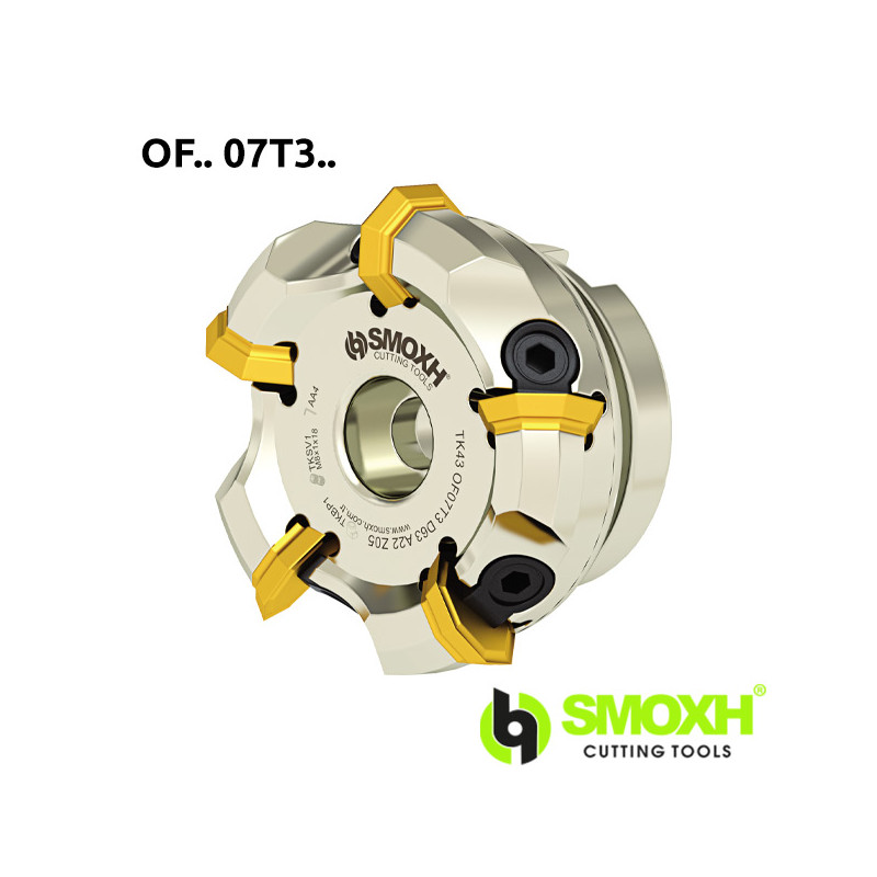 Face Mill Shoulder TK43 OF.. 07T3.. ISO.. 43º adaptable for 07T3 Face Mill Shoulder TK43 OF.. 07T3.. ISO.. 43º adaptable for 07T3