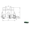 Face Mill Shoulder TK45 HNKX 0604..45º adaptable for HNKX 0604