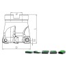 Fresa de Gran Avance HTK SDMT 09T3 / 1204..