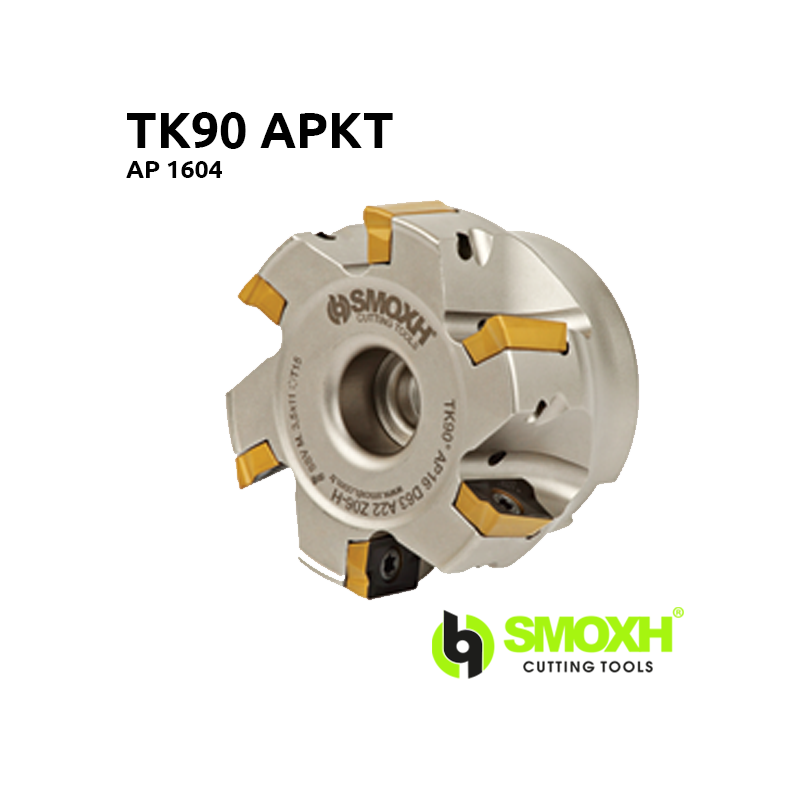 Fresa de escuadrar TK90 APKT 1604 ISO..adaptable AP.. 1604