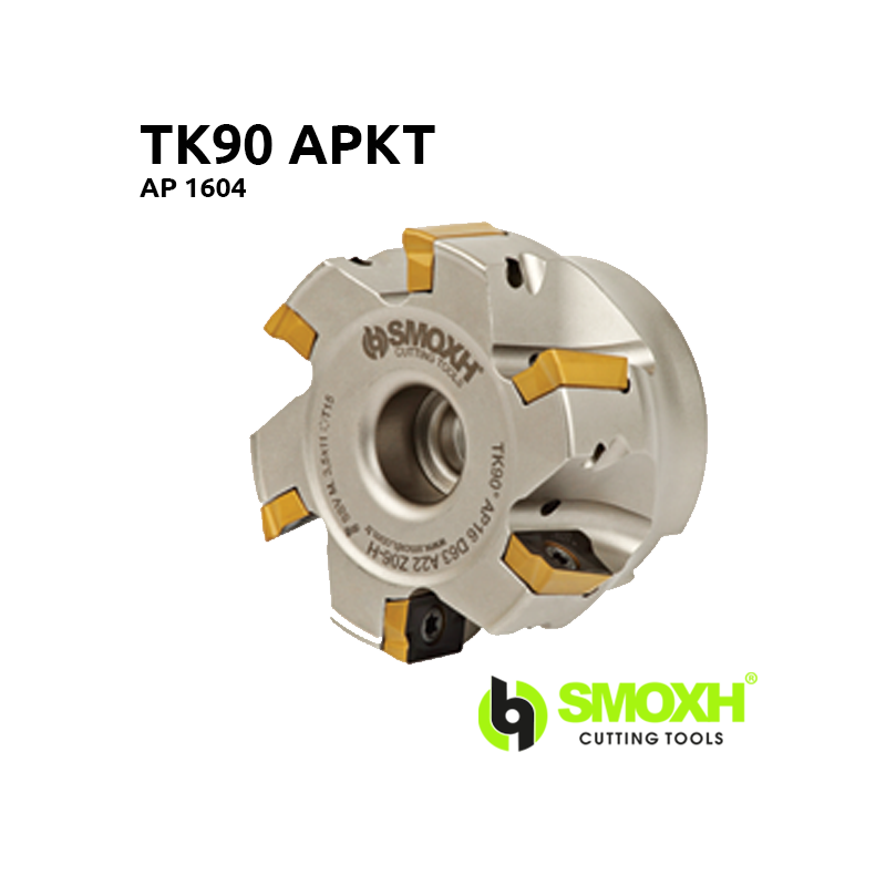 Fresa de escuadrar TK90 APKT 1604 ISO..adaptable AP.. 1604 Fresa de escuadrar TK90 APKT 1604 ISO..adaptable AP.. 1604