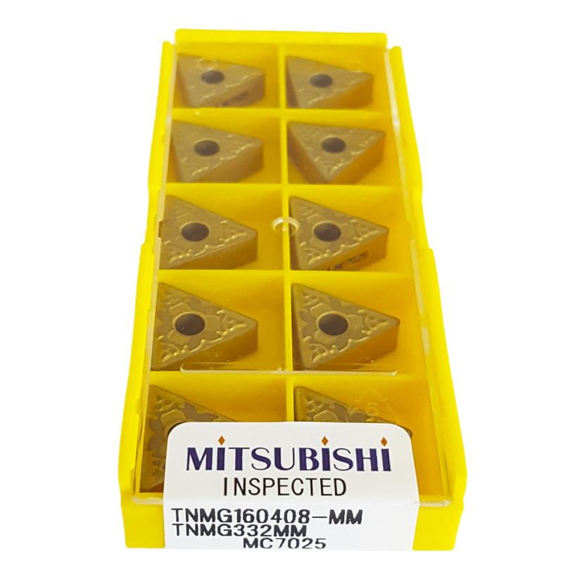 Mitsubishi TNMG160408-MM MC7025 Placa de Torno Negativa