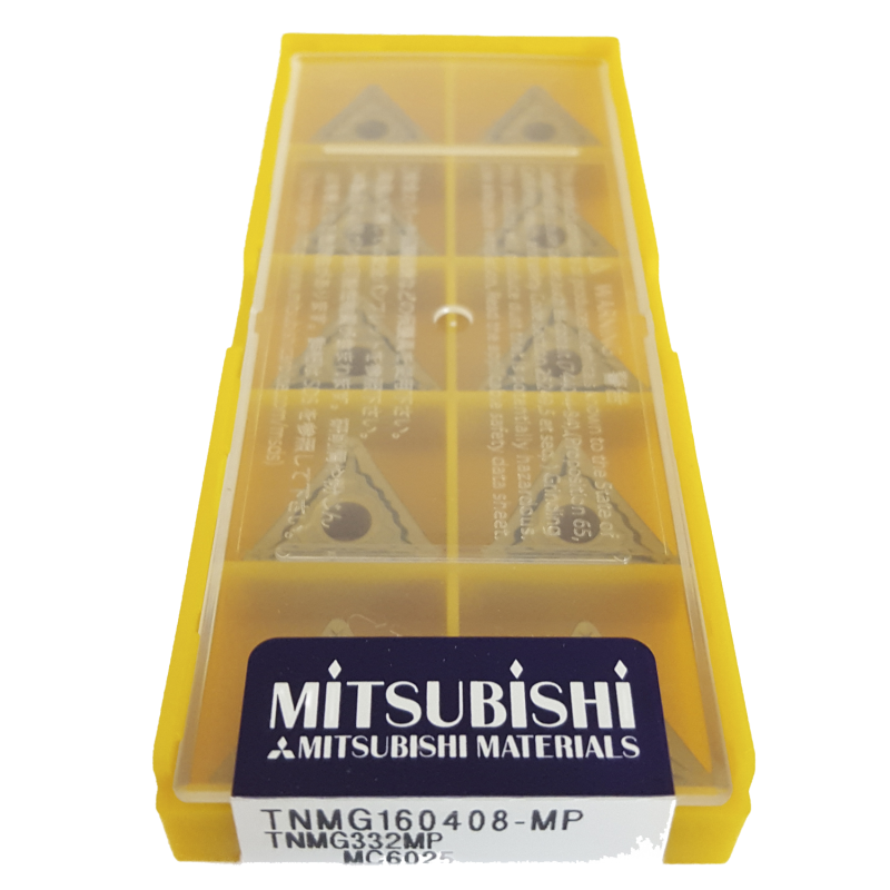 Mitsubishi TNMG1604..-MP MC6025 Placa de Torno Negativa