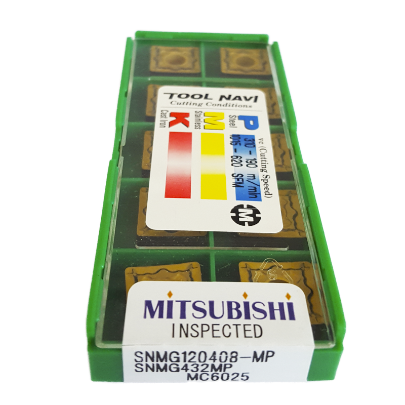 Mitsubishi SNMG120408-MP MC6025 Negative Turning Insert