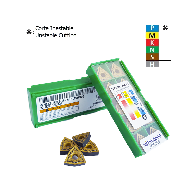 Mitsubishi WNMG080408-MP MC6025 Negative Turning Insert