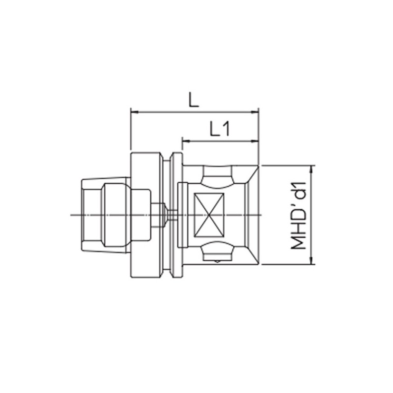 Acoplamientos Base DIN 69893 HSK-F