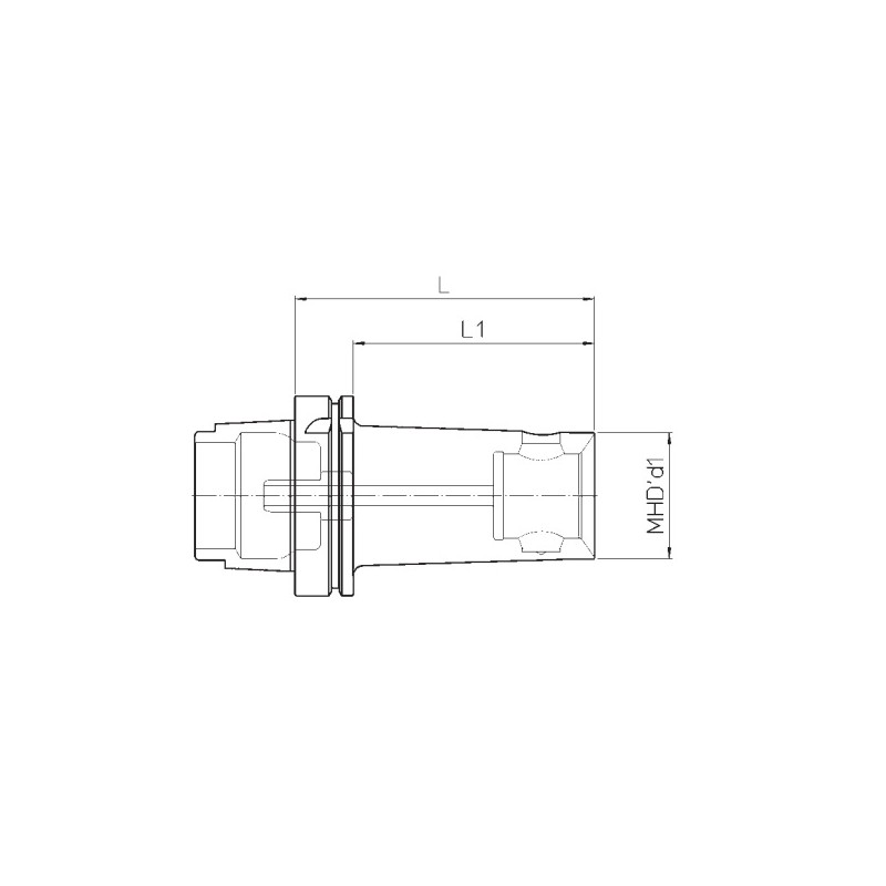 Acoplamientos Base DIN 69893 HSK-A Largo