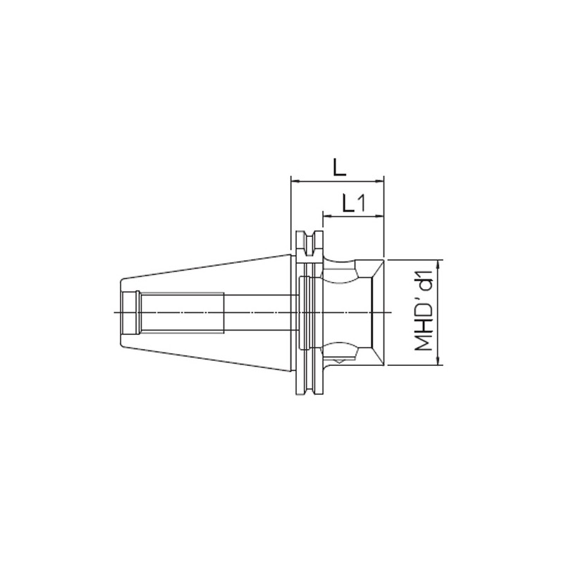 Acoplamientos Base DIN 69871 AD