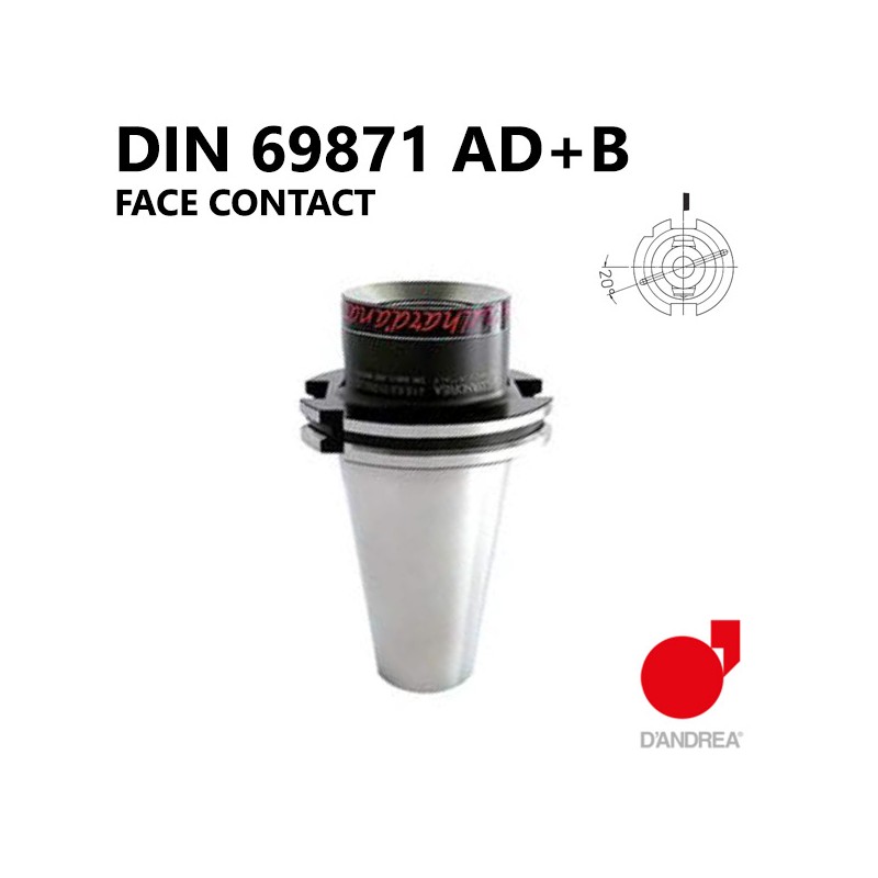 Acoplamientos Base DIN 69871 FC AD+B Face Contact Acoplamientos Base DIN 69871 FC AD+B Face Contact