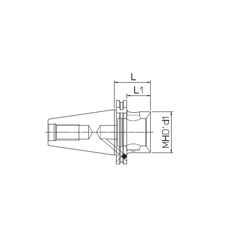 Acoplamientos Base DIN 69871 B