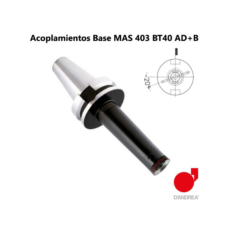 Acoplamientos Base MAS 403 BT40 AD+B