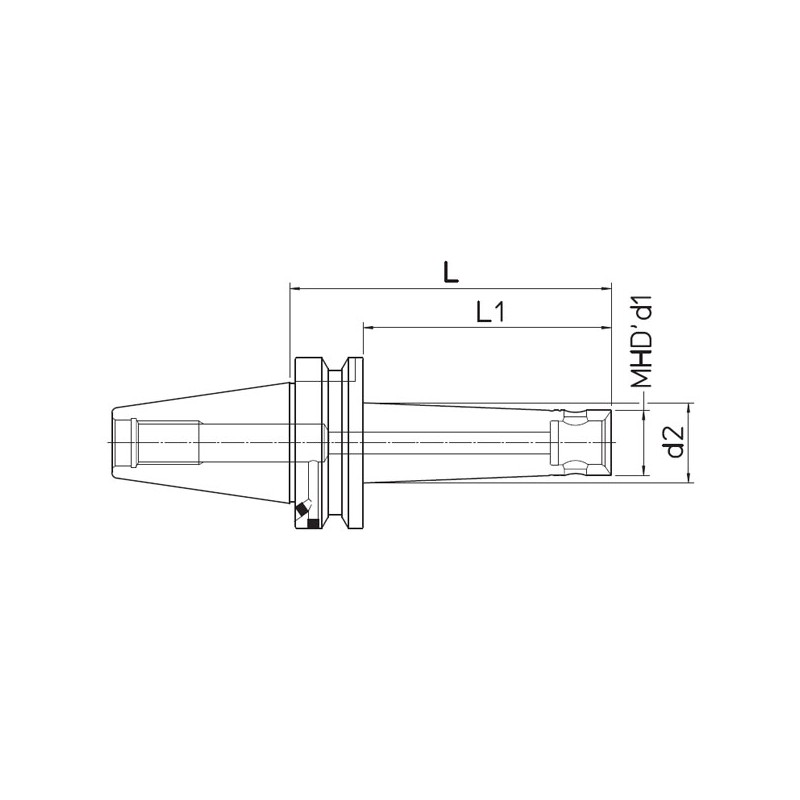 Acoplamientos Base MAS 403 BT40 AD+B