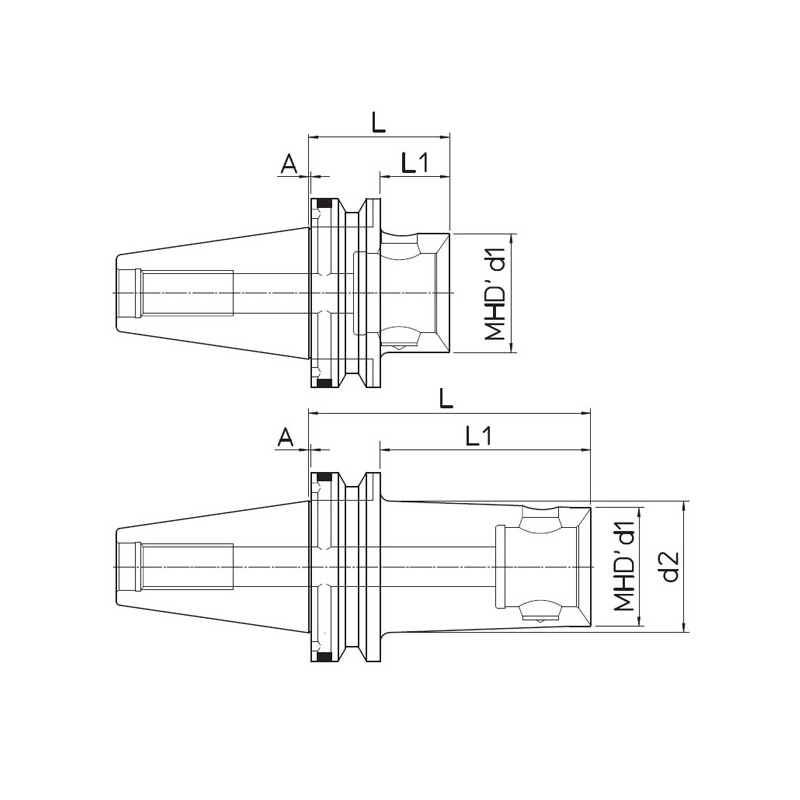 Acoplamientos Base MAS 403 BT50 FC AD+B