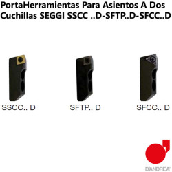 PortaHerramientas Para Asientos A Dos Cuchillas SEGGI SSCC ..D-SFTP..D-SFCC..D