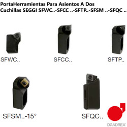 PortaHerramientas Para Asientos A Dos Cuchillas SEGGI SFWC..-SFCC ..-SFTP..-SFSM ..-SFQC ..