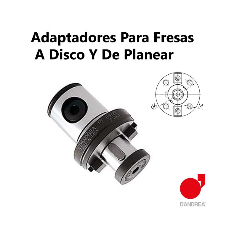 Adaptadores Para Fresas A Disco Y De Planear