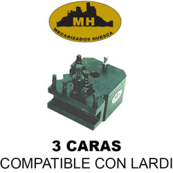 Loose Tool Turret 3 sides Lardi-Mecanizados Huesca