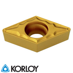 Korloy DCMT11T304-HMP PC9030 Placa de Torno Positiva