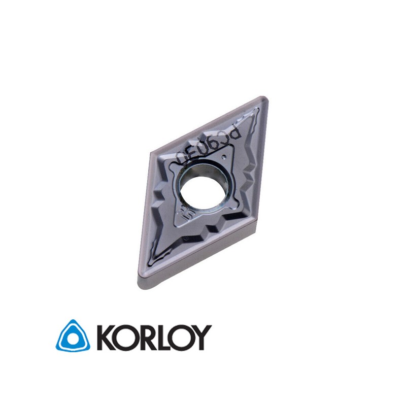 Korloy DNMG150608-HS PC9030 Placa de Torno Negativa Korloy DNMG150608-HS PC9030 Placa de Torno Negativa