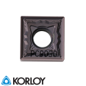 Korloy SNMG120408-HS PC9030 Placa de Torno Negativa