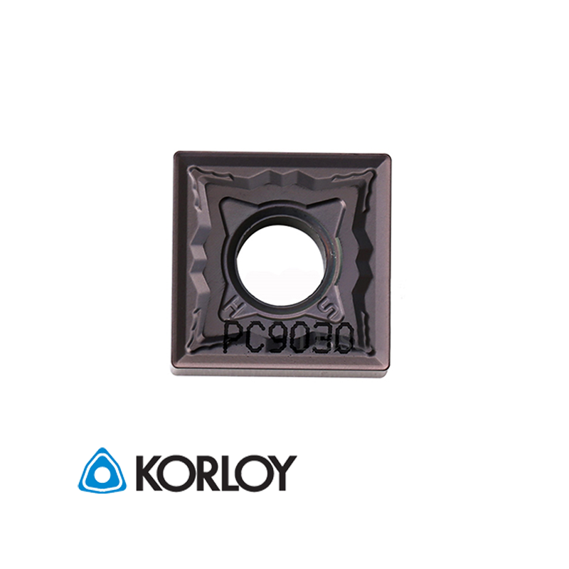 Korloy SNMG120408-HS PC9030 Placa de Torno Negativa