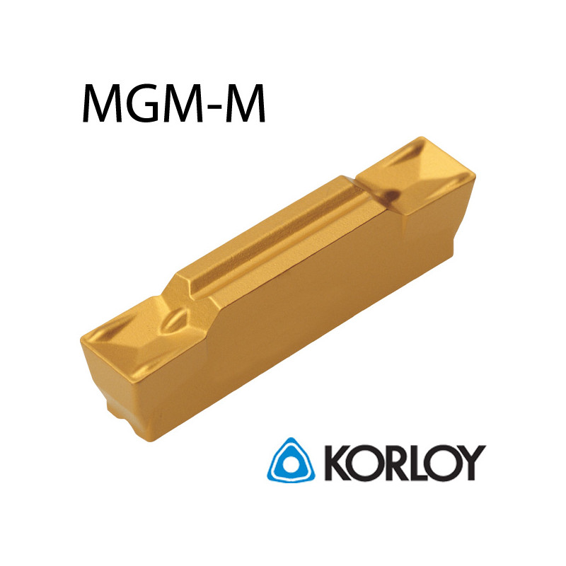 Korloy MGMN300-M Placa de Ranurado