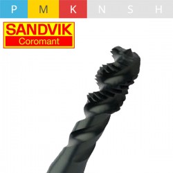 Spiral Flute Machine Tap Metric Iso Standard HSS-PM Tempered Sandvik
