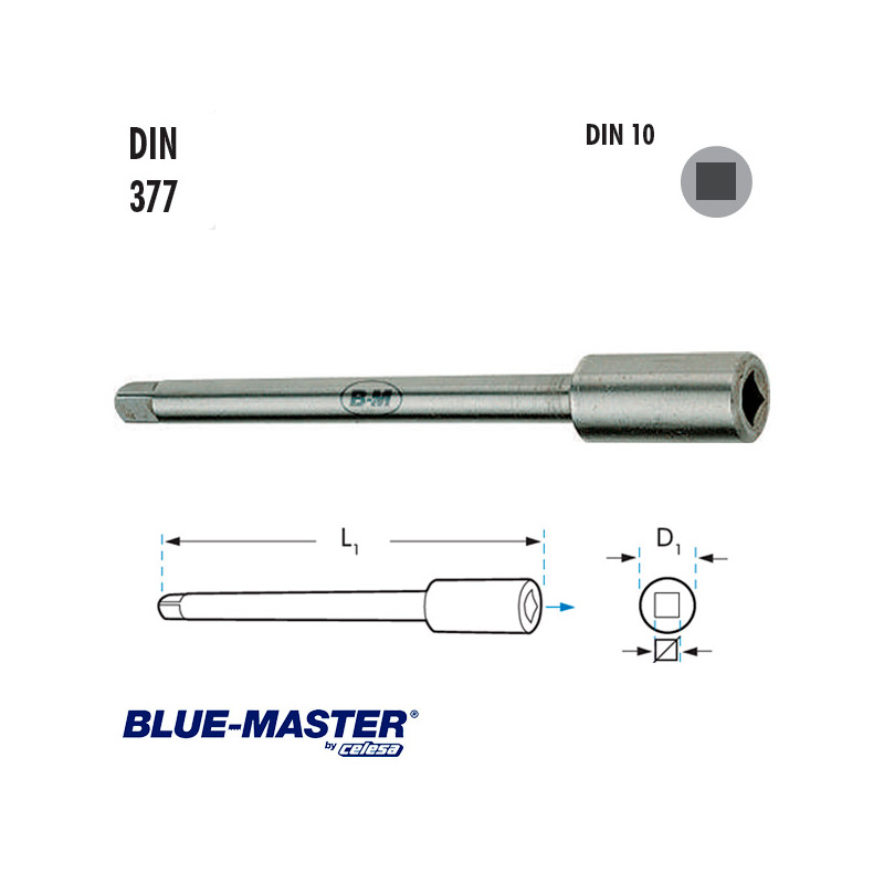 Alargador de Machos DIN 377 BlueMaster Alargador de Machos DIN 377 BlueMaster