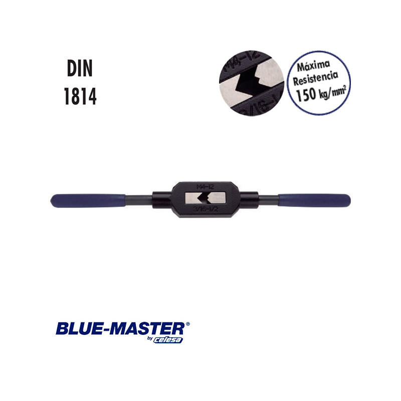 Giramachos DIN 1814 de Acero Forjado BlueMaster