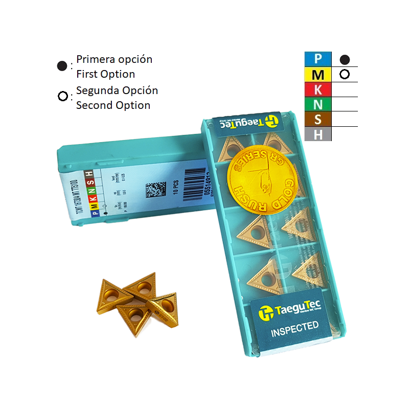 Taegutec TCMT1.. MT TT5100 Placa de Torno Taegutec TCMT1.. MT TT5100 Placa de Torno
