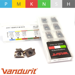 Vandurit APKT1604PDR-M XH15 Placa de Fresar